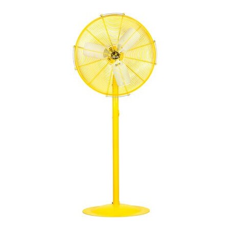 Hunter Fan Co. Jan Fan Jan Fan 24in Pedestal Fan w/ Drop Cord Switch, 2 Speed, Yellow, 4PK JF-PF24-DCS